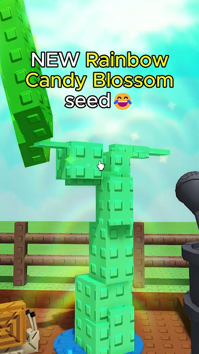 RAINBOW CANDY BLOSSOM in Grow a Garden Update: Grow a Garden Roblox Noob To Pro Guide #growagarden