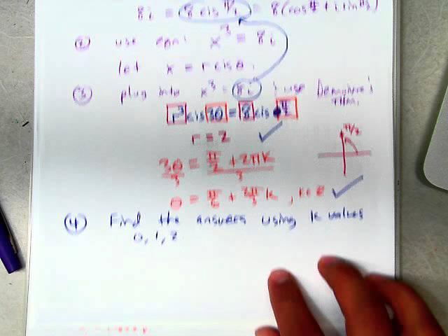 10.8 Demoivre's Thereom part 2