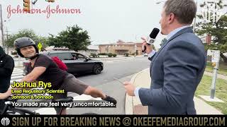 O’Keefe Media Group alleges: Never Before Seen Footage: J&J Lead Regulatory Scientist Confrontation