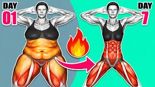REDUCE BELLY FAT in 1 Week | 30-Min Best Standing Morning Workout for Women screenshot 4