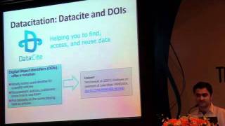 Scott Edmunds: Data Dissemination: Difficulties, Data Citation, DOI's (and GigaScience)
