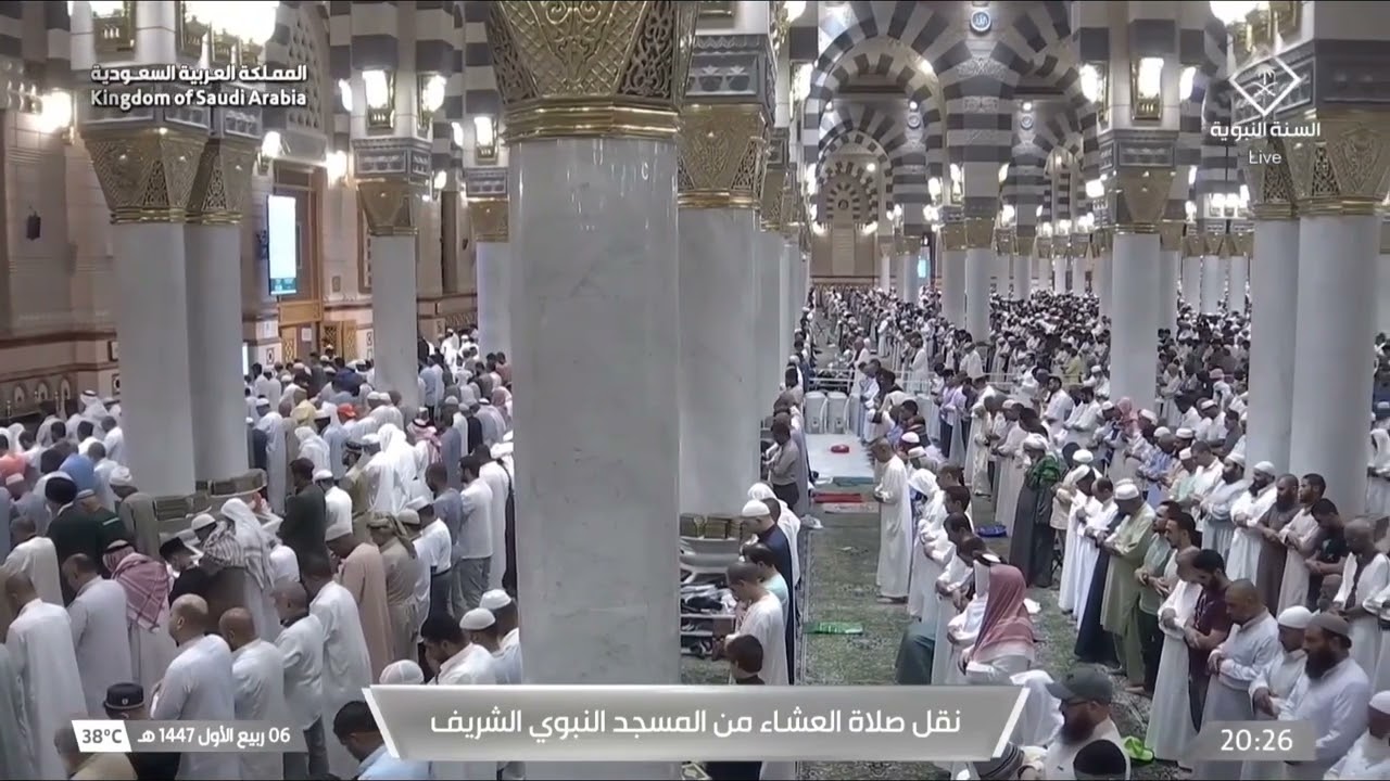 صلاة العشاء للشيخ عبدالله البعيجان 6 ربيع الأول 1447هـ