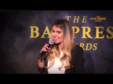 Nerve wracking as hell - My first ever MC gig for the Byline Times Bad Press Awards