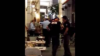 Chief of Israel Police visits scene of Sarona attack screenshot 2