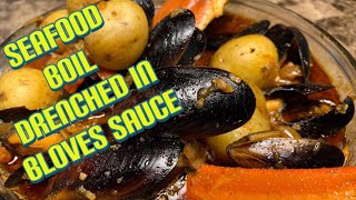 SEAFOOD BOIL | SNOW CRAB | BLACK LIPPED MUSSELS | POTATOES W/BLOVES SAUCE | MUKBANG