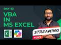 Day 22 | Learn VBA in Excel 🔥 | Beginner to Advanced Tutorial