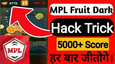 MPL FRUIT DART TRICK- MPL FRUIT DART HIGH SCORE TRICK