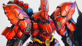 RGサザビー　美しすぎるキャンディグラデーション　【RG SAZABI CANDY PAINTING!!】　プラモデル　ガンプラ　ガンダム　エアブラシ　キャンディ塗装