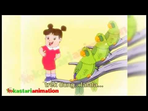 Lagu Anak Indonesia Burung Kakak Tua Kastari Animation Official Gambar