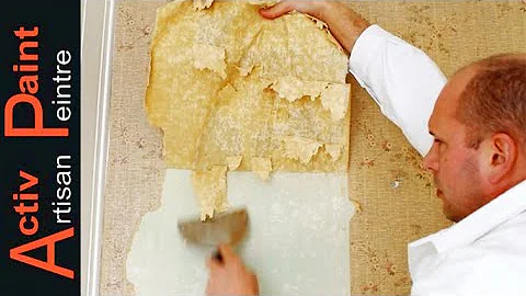 Comment nettoyer un mur après papier peint ?
