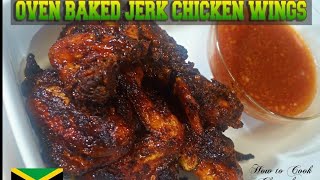 HOW TO MAKE OVEN BAKED JERK CHICKEN WINGS AT HOME