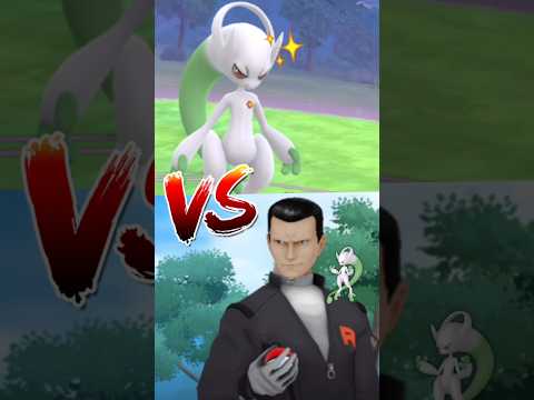 BOSS GIOVANNI vs 7300 + Cp Shiny Mega Mewtwo Y in Pokemon GO.