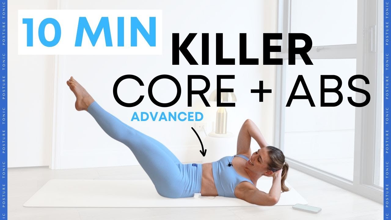 10 MIN INTENSE PILATES CORE + ABS ROUTINE - YouTube