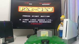 Game 1 Pac-Man Arcade do Super Nintendo no Nintendo 64