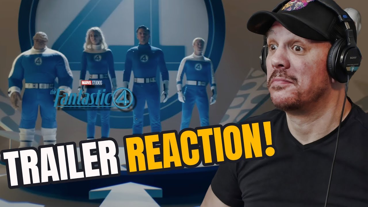 The Fantastic Four: First Steps TRAILER REACTION! | MCU | Marvel |Pedro Pascal