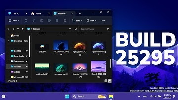 New Windows 11 Build 25295 – Search on the Taskbar, File Explorer Improvements and Fixes (Dev)
