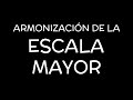 Cómo armonizar la escala mayor.