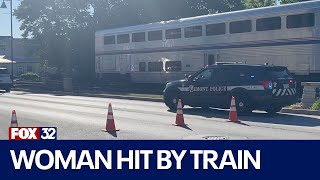 Woman, 47, dies after being struck by Amtrak train in Lemont: police