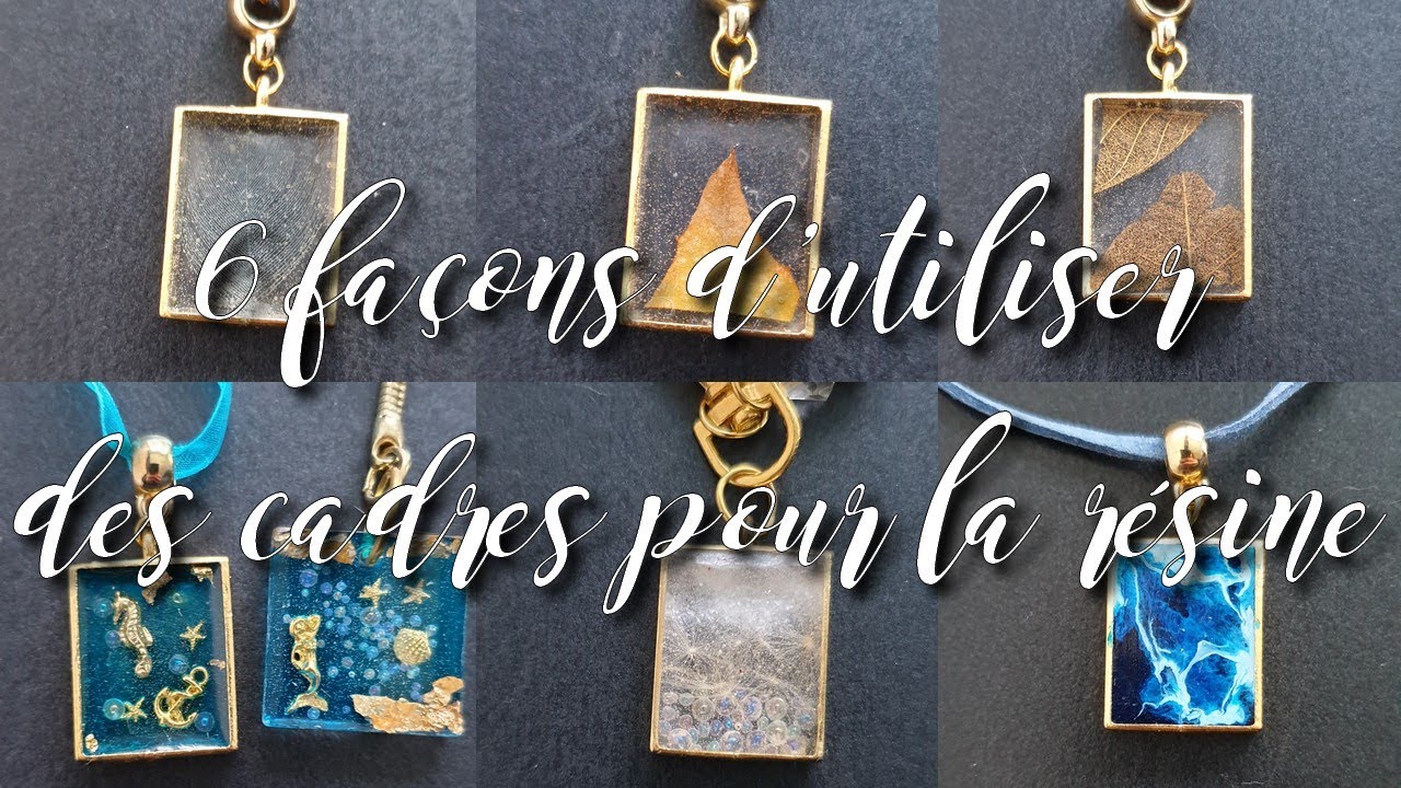 ☆[TUTO] résine uv: bijoux diamant ☆ 