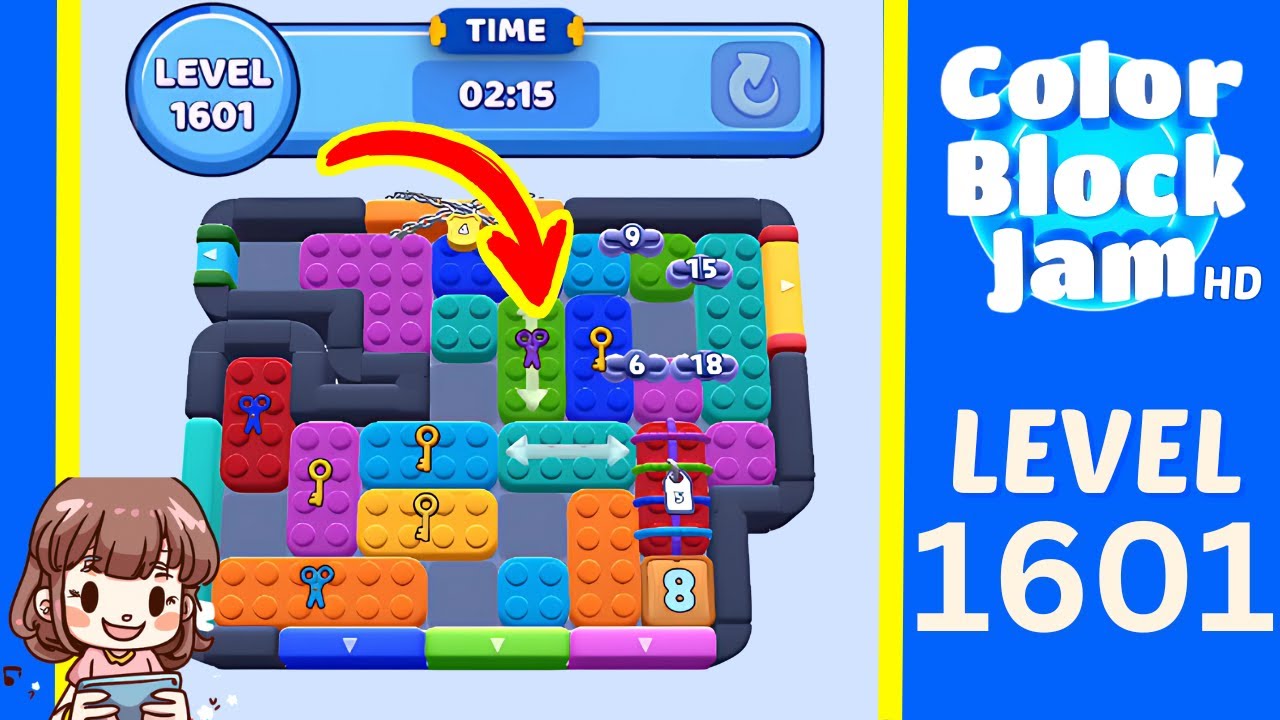 Color Block Jam Level 643 (1601) Solution Walkthrough - YouTube