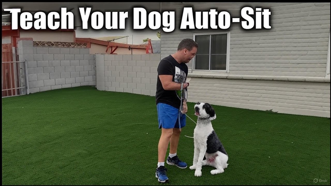 Dog Training 101: Stop & Sit! Teach Your Dog the Automatic Sit in Minutes | 4K