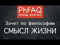 В чем смысл жизни? Очень кратко