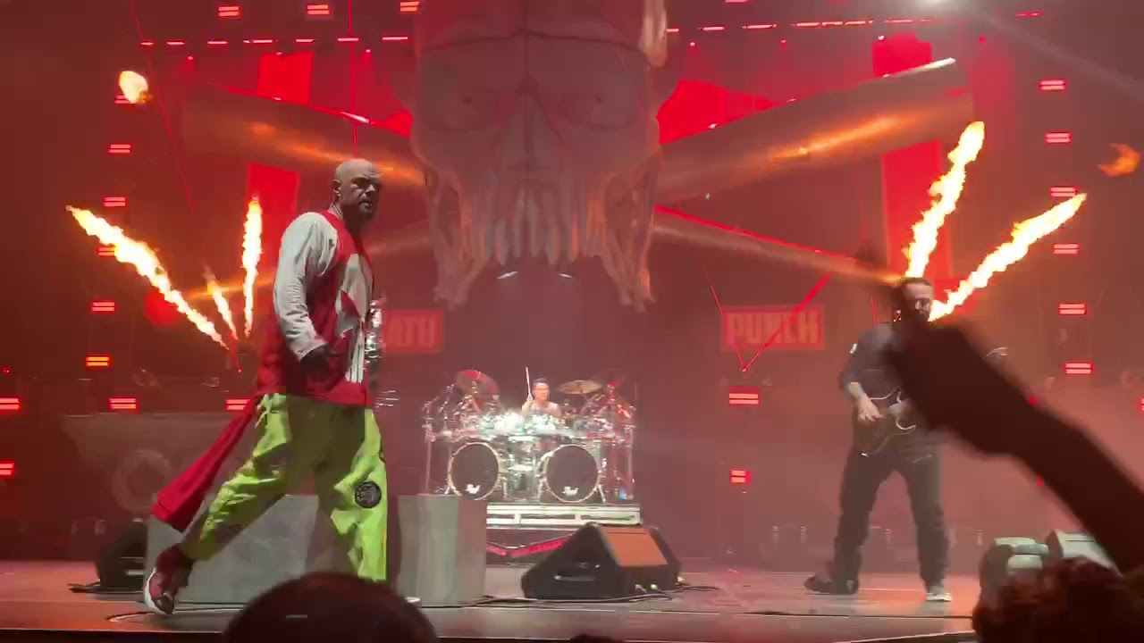 Five Finger Death Punch Fight On Stage