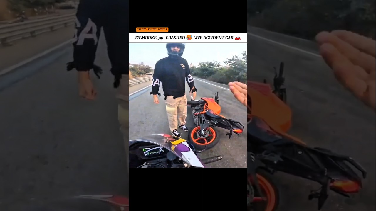 Ktmduke 390 Live Crashed 🥵 || Hyper Riding In Traffic🚦
