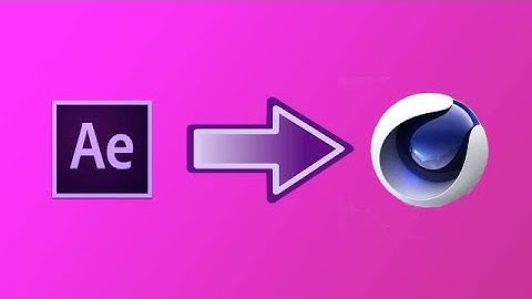 How TO Import object after effect element 3D File In To cinema 4D