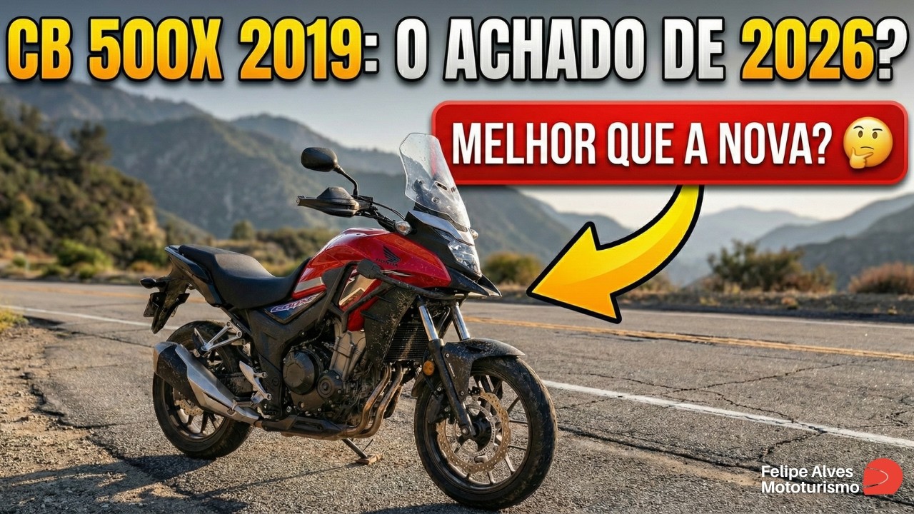 DO OFF ROAD AO TOP SPEED: A CB 500X 2019 ainda surpreende em 2026?