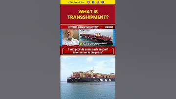What is Transshipment? Essential Insights by Gautam Mukherjee #vizhinjamseaport #shorts