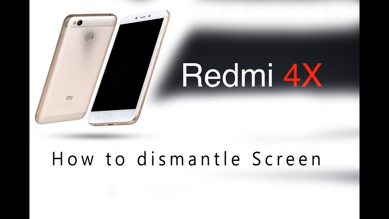 Xiaomi Redmi 4X Display replacement 