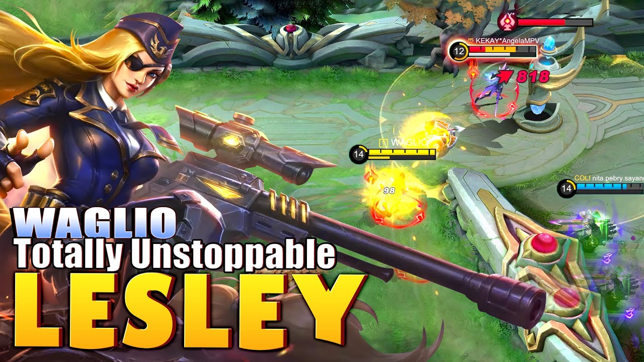 Lesley Totally Unstoppable Still Now! Top Global Lesley by WAGLIO ~ Mobile Legends