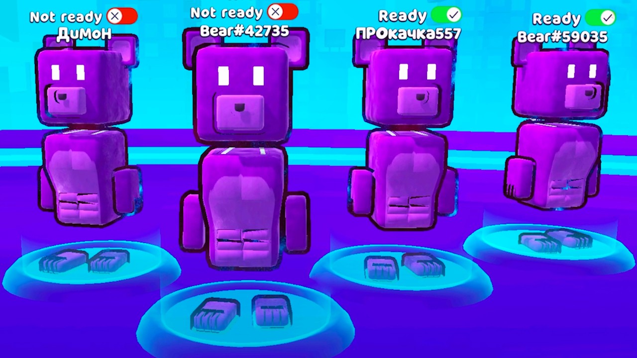 Arcade World & Soccer #7 Super Purple Bear Adventure / Multiplayer Gameplay Walkthrough - SKA