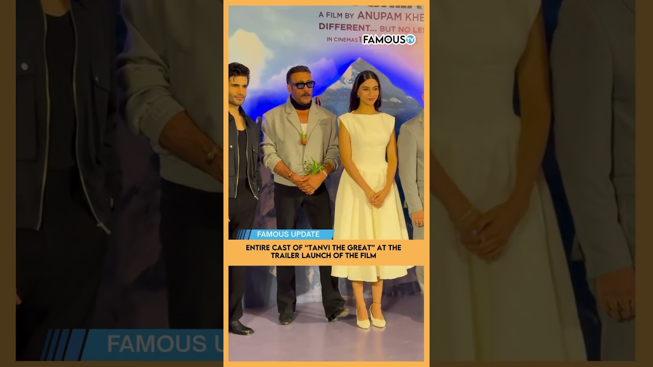 The Entire Cast Of Tanvi The Great Came Together For The Film’s Trailer Launch.