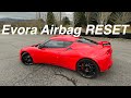 LOTUS EVORA, S, 400, GT Airbag Light FIX!!