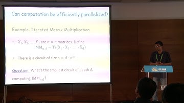 The quest for a polynomial that is hard to compute – Neeraj Kayal – ICM2018