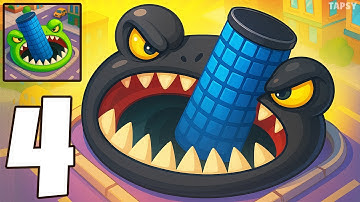 🕳️Hole.io Gameplay Walkthrough Part 4 – Total City Destruction (Android,iOS)