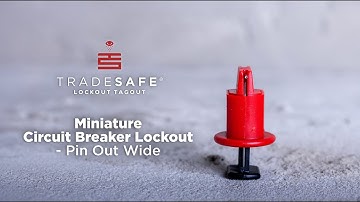 Mini Circuit Breaker Lockout - Pin Out Wide | TRADESAFE