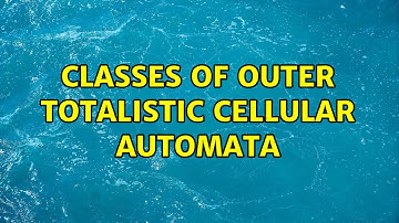 Classes of outer totalistic cellular automata