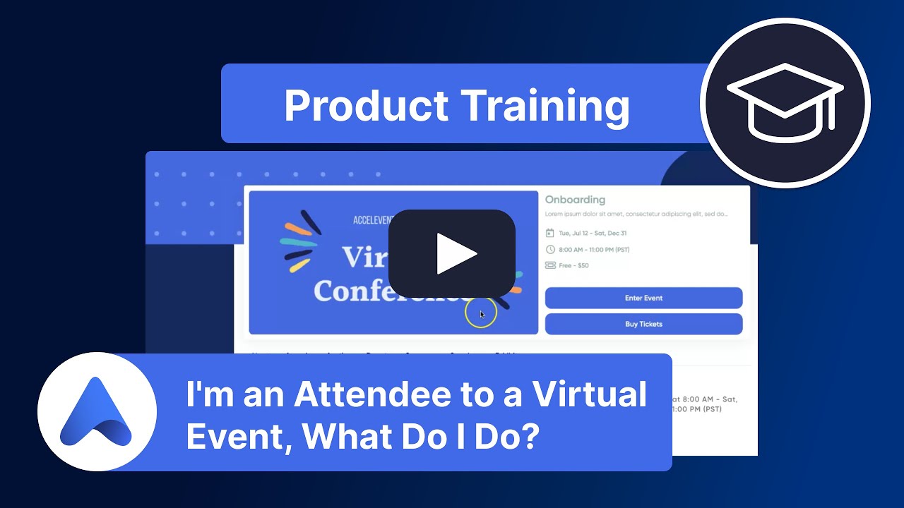I'm an Attendee at a Virtual Event, What Do I Do? | Accelevents Help ...