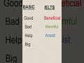 Ielts level vocabulary #ielts #learnenglish #vocabulary #viral #shorts