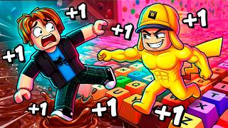 🚨 ZEREI O PARKOUR DE TECLADO USANDO ROBUX INFINITO! O FINAL É INSANO! 😱