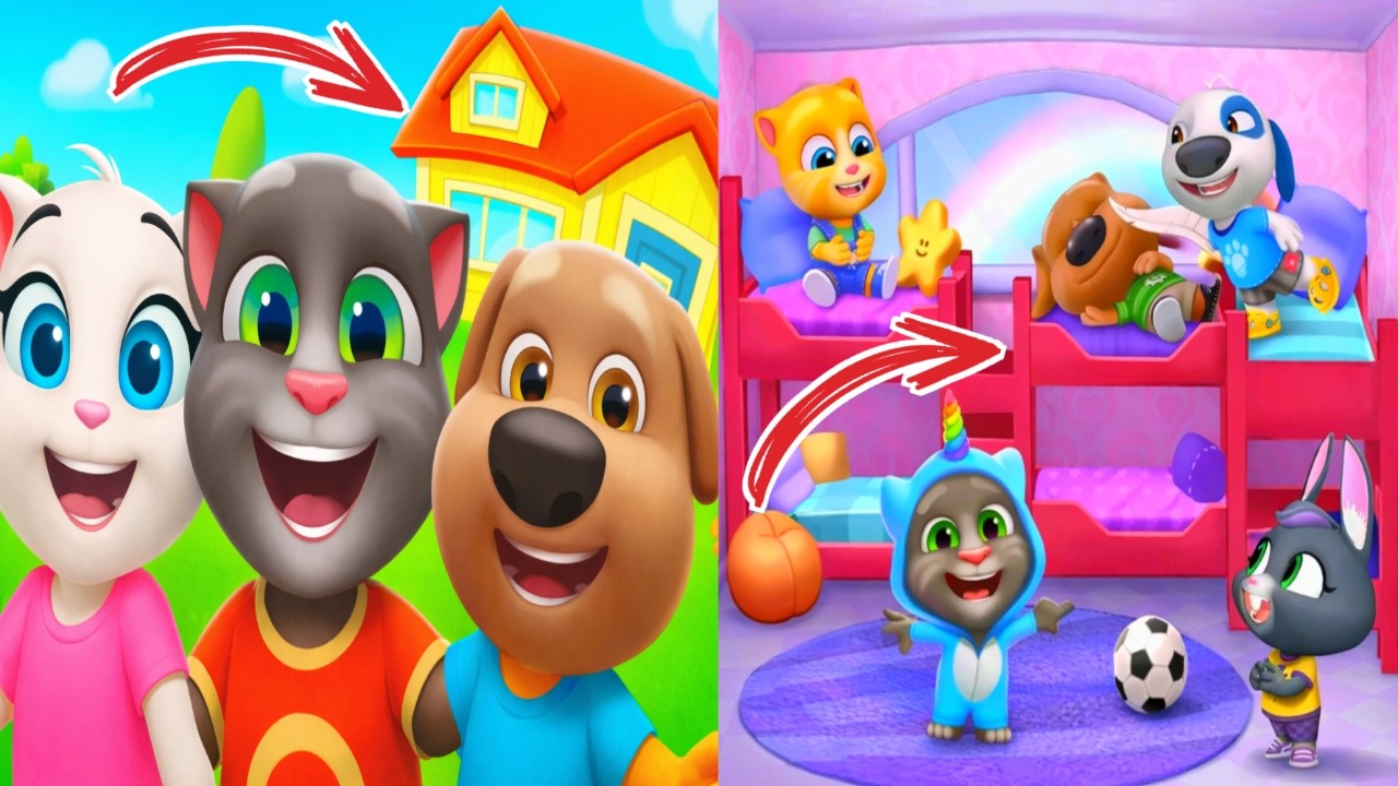 My Talking Tom Friends 2026 Big Update | New House New Bed In Talking Tom Friends 2026 🧀🧀