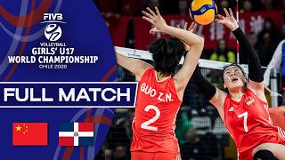 China vs. Dominican Republic - Round of 16 | Girls' U17 World Championship - 2026 screenshot 3