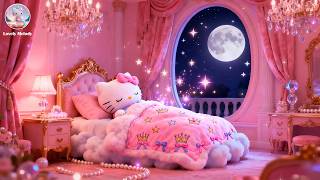 Hello Kitty Princess Bedroom Under Moonlight 🌙 Deep Sleep Piano Music & Sweet Dreams screenshot 5
