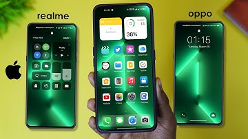 New iOS 15 Theme with iOS widgets for Realme and Oppo devices