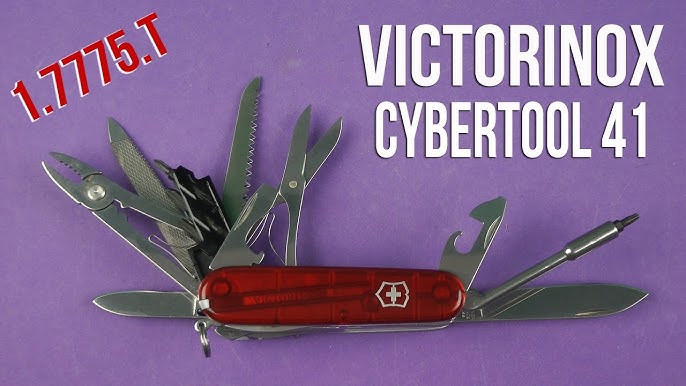 Navaja Victorinox CyberTool, Roja Trans. 34 usos Ref. 17725.T