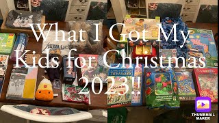 What I Got My 4 Kids For Christmas 2023!  ❤  4 Gift Rule, Tween Girl, Boy & Little Boy Ideas