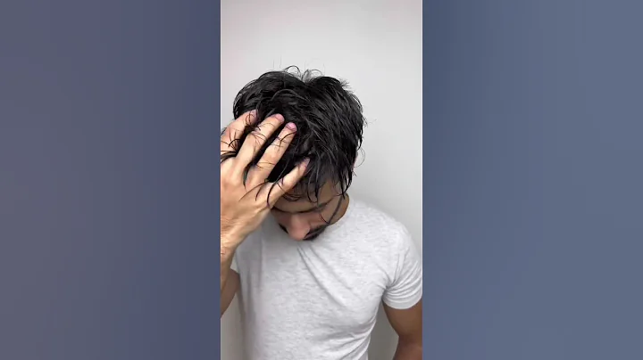 Men’s Hairstyle Tutorial with ONLY Water + Brush #hair #asmr - DayDayNews